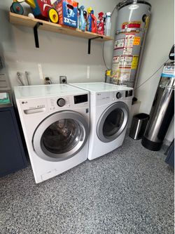 LG washer and dryer