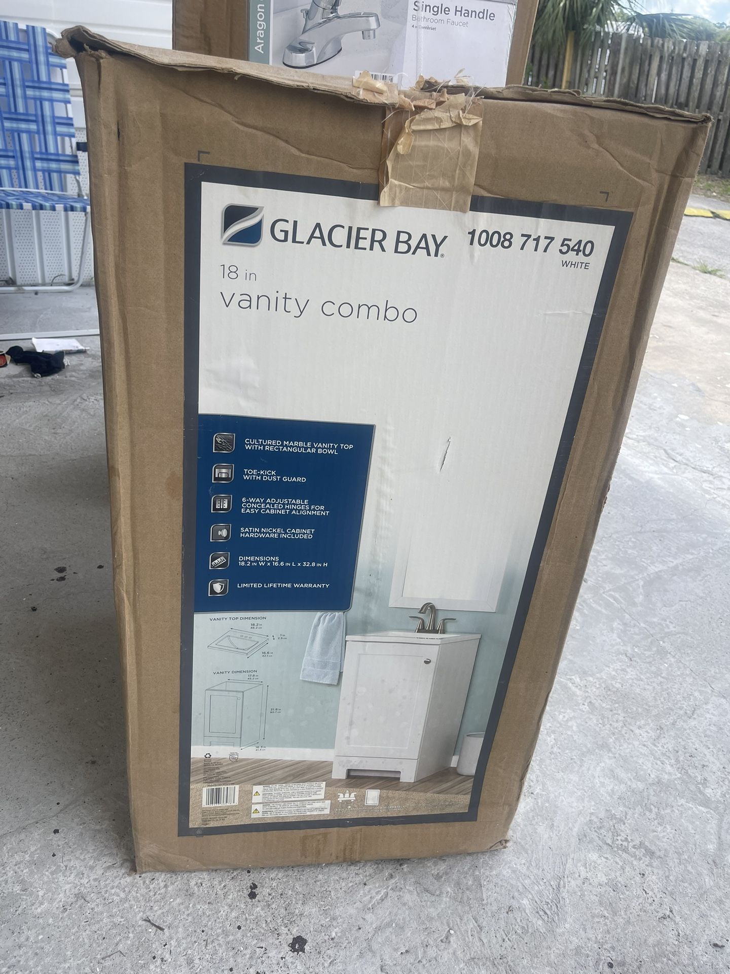 Vanity With A Faucet Duo