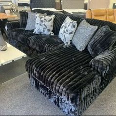 Sectional In Black