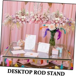 Metal Table Clamp Rod Stand Over The Desk Organizer Arch