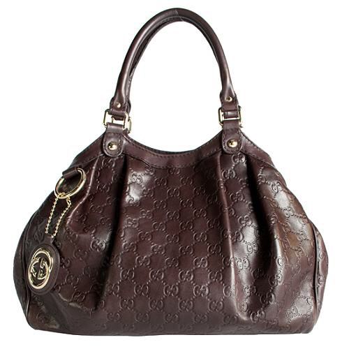 Authentic Gucci Guccissima Sukey tote bag