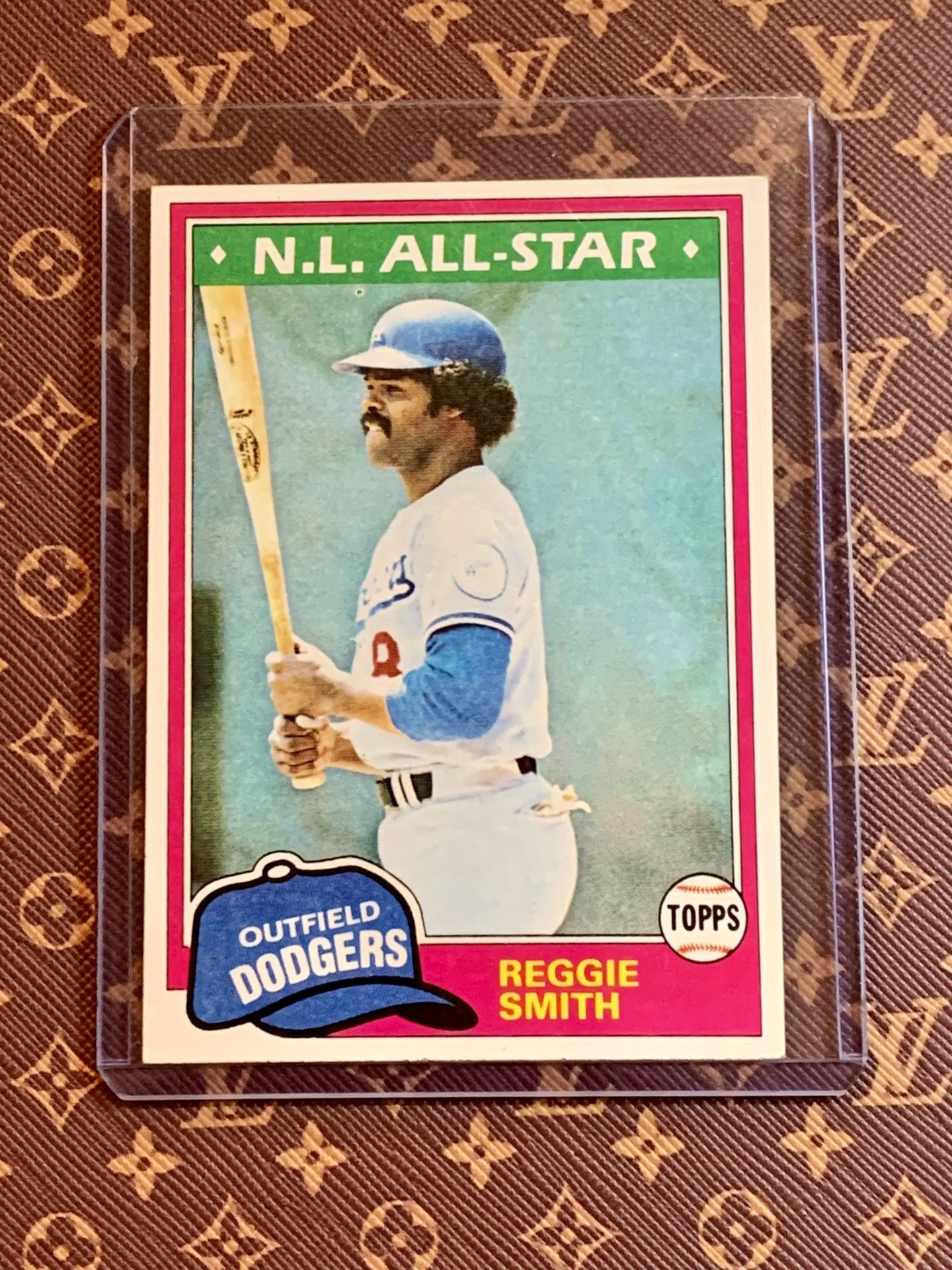 Vintage LA DODGERS Reggie Smith Baseball Card 🔥⚾️
