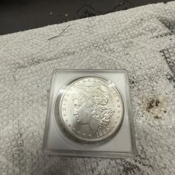 Great Gem BU 1889 P Morgan Dollar - Beautiful Face & Very Clear Fields