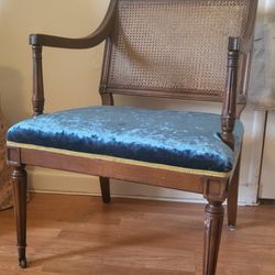 Velvet Wooden Chair