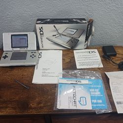 Nintendo DS Launch Gray Console NTR-001 - Complete In box ●Tetsed ●Collectible 