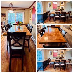 Dining Table Set with Sideboard