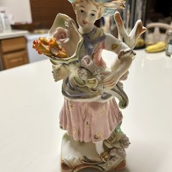 Antique Porcelain Lady