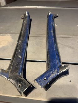 1965 Impala  Front Wind Shield Pilar Trims 