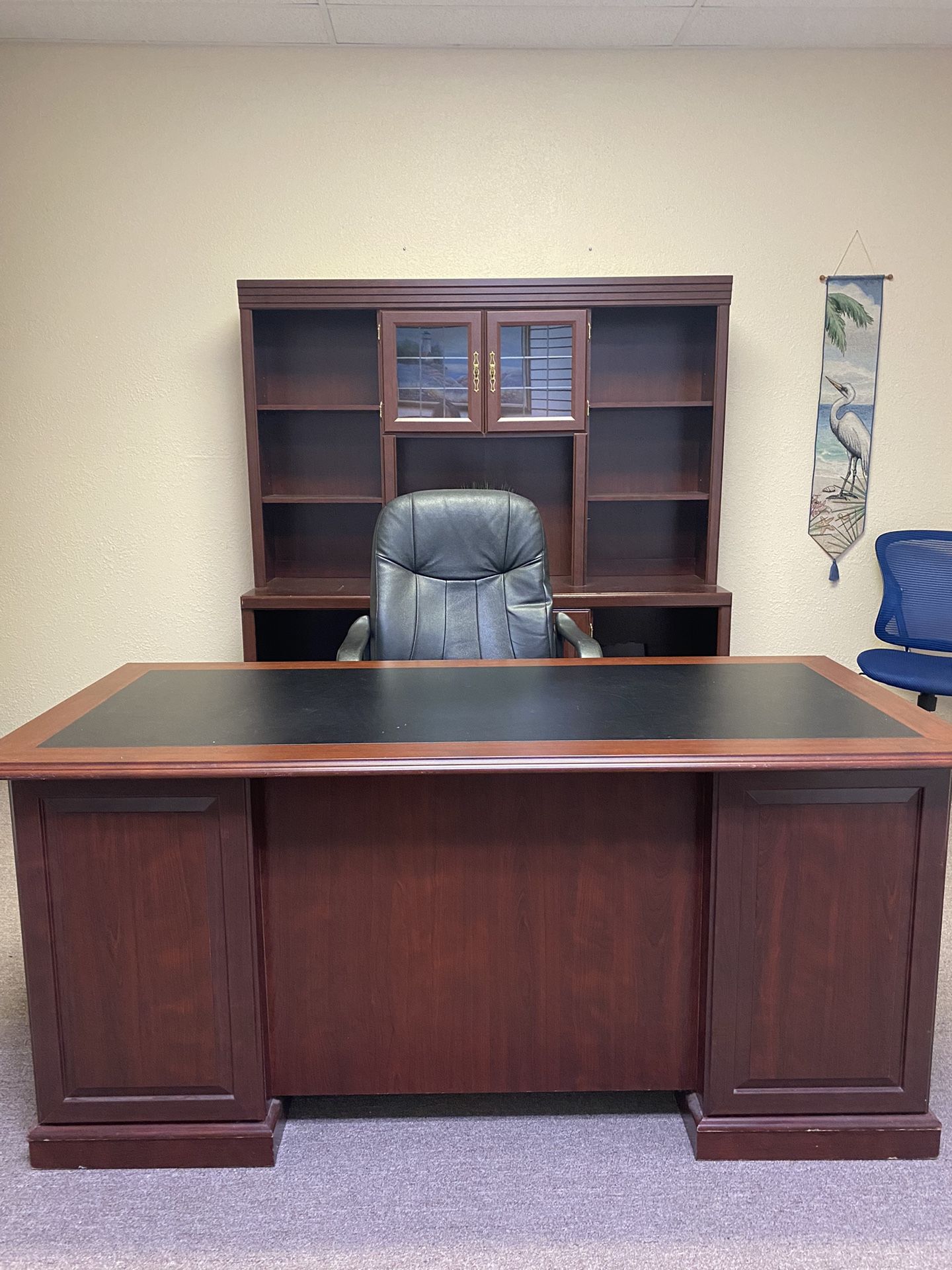 Desk Chair & Credenza