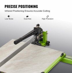 Tile Cutter 32 Inch Manual Tile Cutter 1.4 Inch Tile Cutting Machine Ceramic Porcelain Tile Cutter w/Laser Guide All-Steel Frame and Bonus Spare Cutte