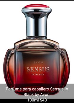 Perfume para caballero Sensus In Black by Avon.