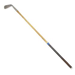 Vintage Ascoloy Allegheny Steel Co 4 Mashie Iron Hickory Wood Shaft Golf Club
