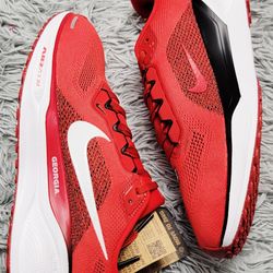 Size 10 Men's Nike Air Zoom Pegasus 41 Georgia Bulldogs FZ5115-600.
