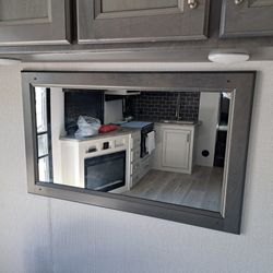 Brand New Framed Mirror. 40" Wide X 24" Tall, From an RV.