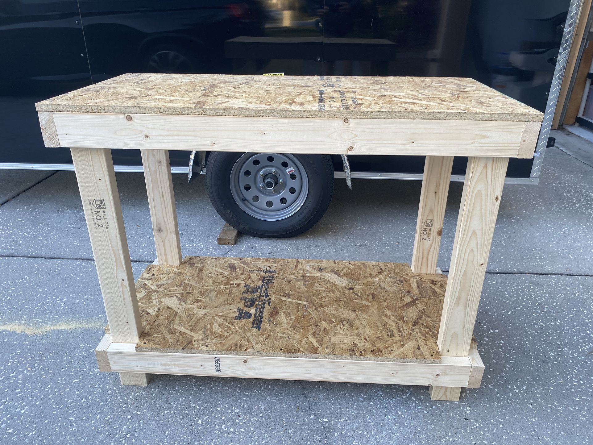 Work Bench/table 48” X 36” X 22” Deep