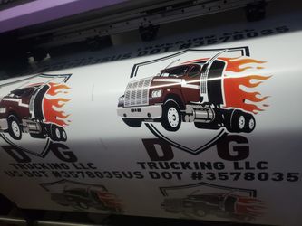 Truck Signs Us Dot Vinyl Stickers Wrap