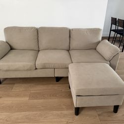 3-seater sofa with ottoman (Unopened product)
