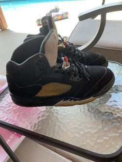 Air Jordan 5 Metallic Black