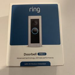 Ring Doorbell Camera Pro2 Wired $50 Firm