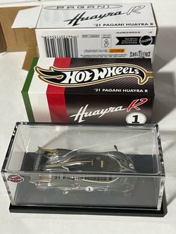 2023 Hot Wheels RLC '21 Pagani Huayra R Red Line Club Mattel Smoke Chrome
