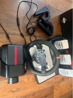 PXN V10 Racing Wheel + 3 Pedal Set (No Shifter) – Excellent Working Condition