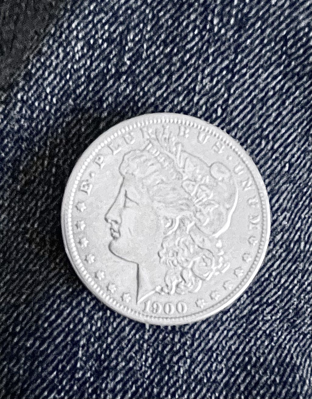 1900 o Morgan Silver Dollar