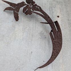 Unique Rustic Hummingbird Art