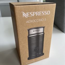 Nespresso Aeroccino 3 Milk Frother Black - Brand New Still In Box
