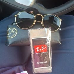 Unisex Ray-Ban Round Metal Sunglasses - Never worn!