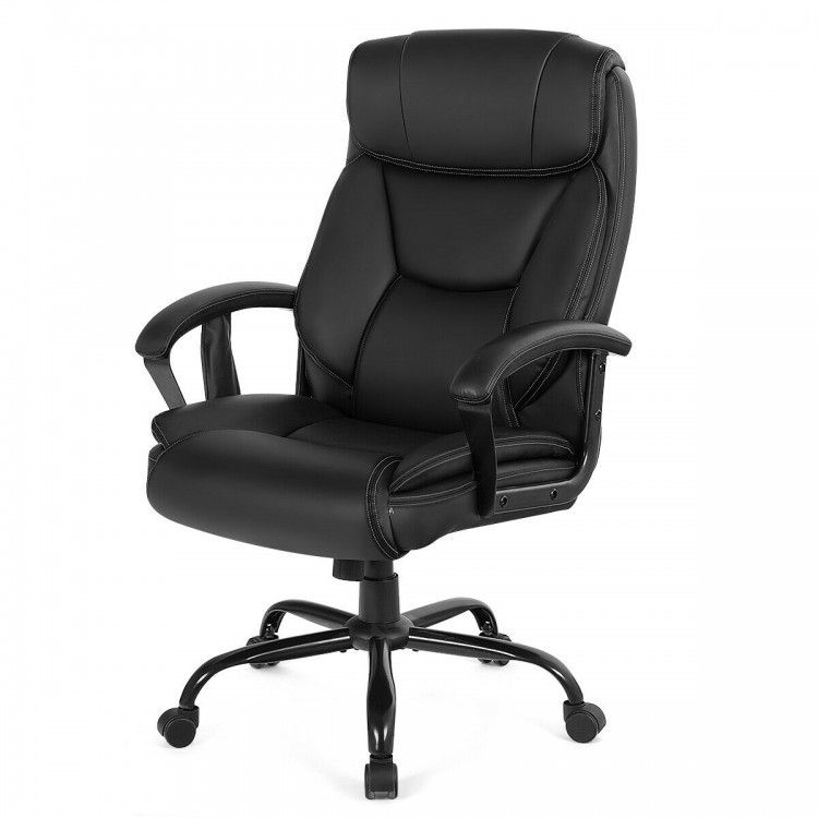 Big & Tall 500lb Massage Chair Home Office Furniture Black