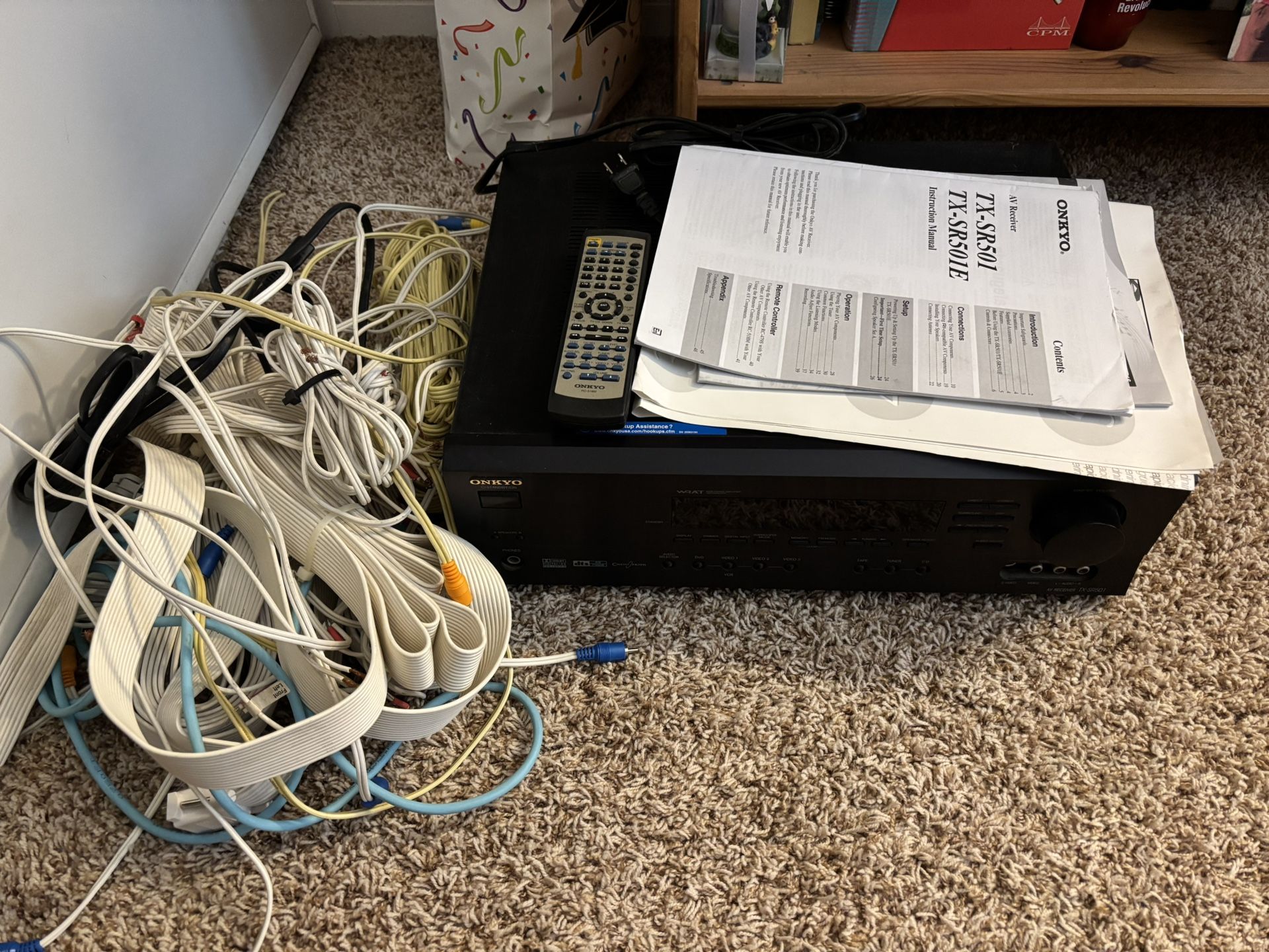 Onkyo receiver & Bose surround sound