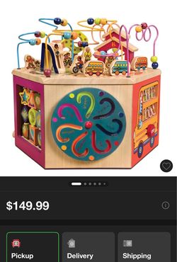Toddler toy multi activity center