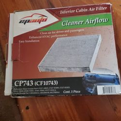 Interior Cabin Air Filter, NEW