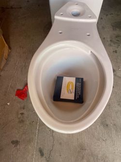 Elmbrook 12 in. Rough In 2-Piece 1.28 GFP Single FlushElongated Chair Height Toilet in White with Soft Close Seat