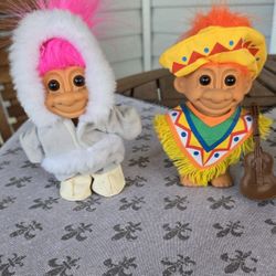 90s Around The World Trolls, Set Of 6