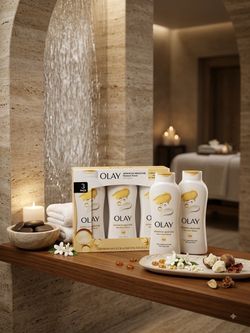 Olay Advanced Moisture Renewal Blend Body Wash 3 Pack Collagen Shea Butter New