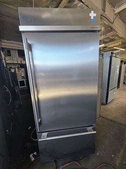 36" KITCHENAID BUILT IN BOTTOM FREEZER STAINLESS STEEL
