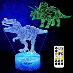 Dinosaur Toys, T Rex 3D Night Light 