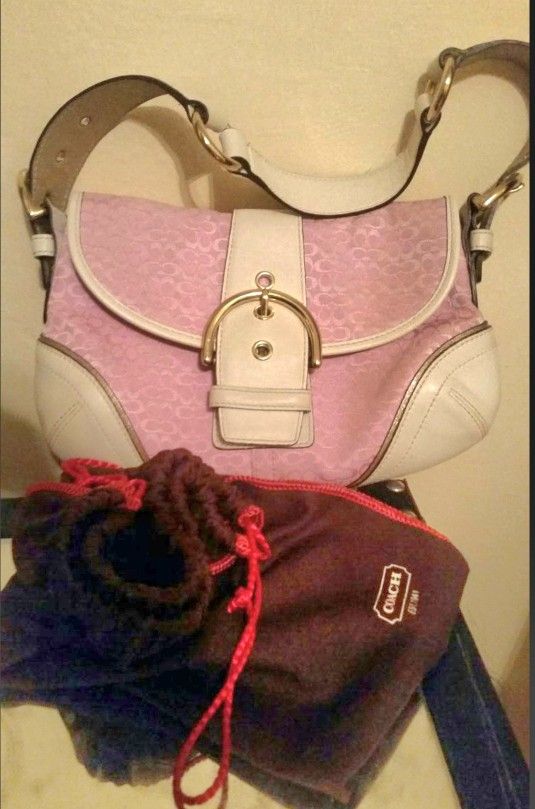 Pink Coach Bag