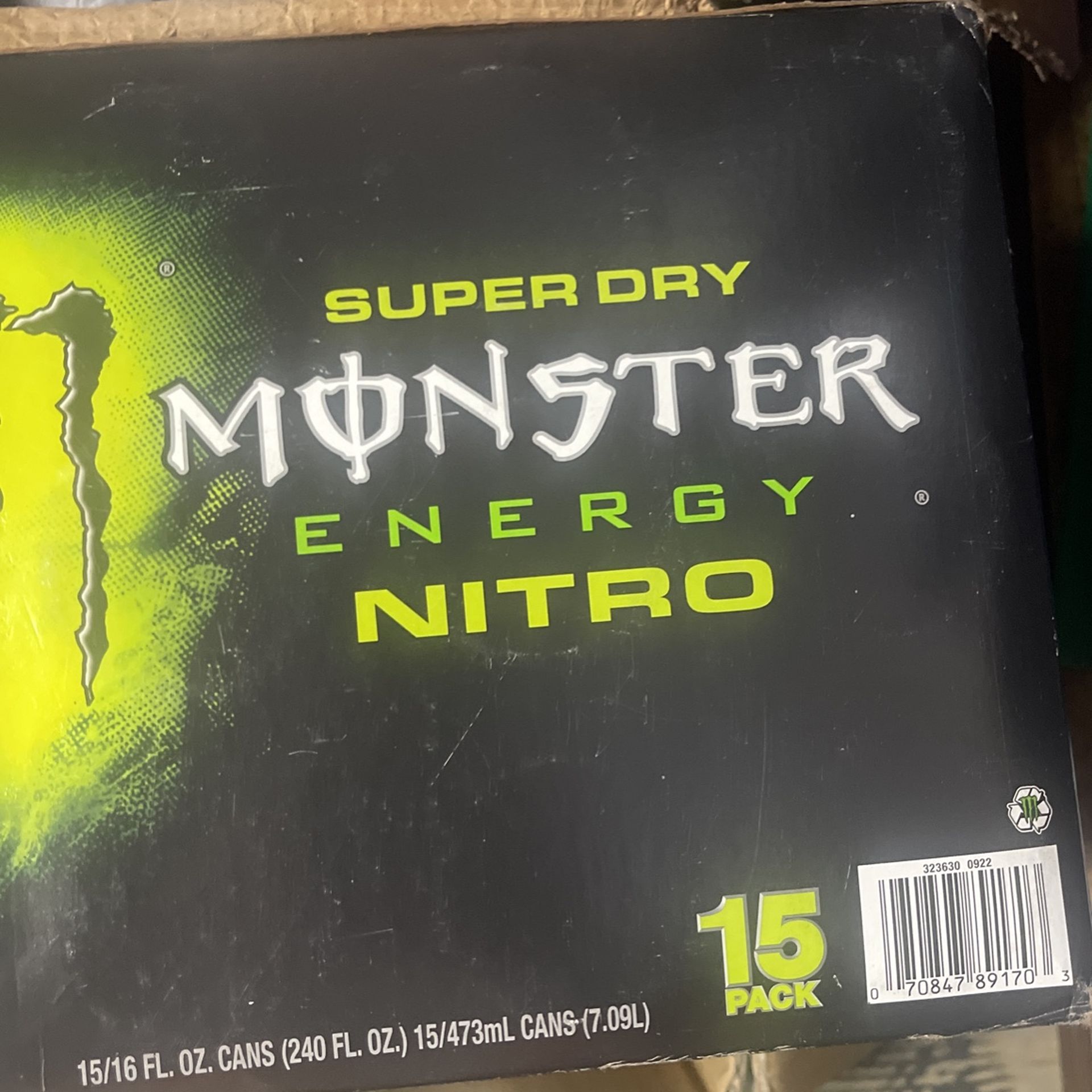 Monster Drink 15cans Of 16 Ounce
