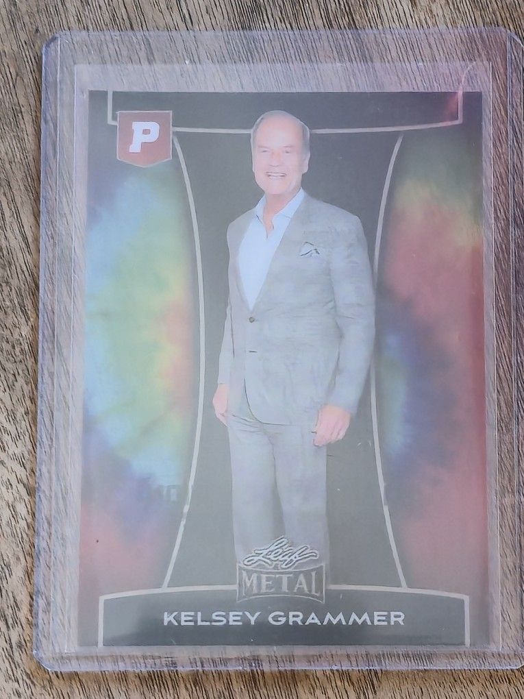 2025 Kelsey Grammer Leaf Metal 1/1 Pre-Production PROOF Collector Card Mint