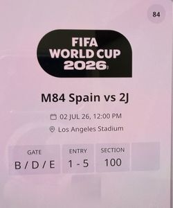 WORLD CUP TICKET BEST SEATS YOU CAN GET: CATOGORY 1
