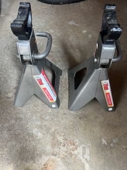 Pittsburgh 3-Ton Heavy Duty Jack Stands - Pair! 