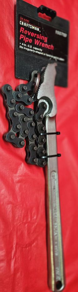 CRAFTSMAN REVERSING CHAIN PIPE WRENCH