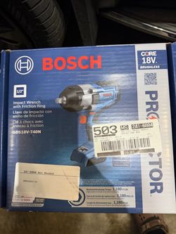Bosch® PROFACTOR™ 18-Volt Cordless 1/2" Impact Wrench - Tool