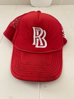 Red Trucker Hat with RB Embroidered Logo