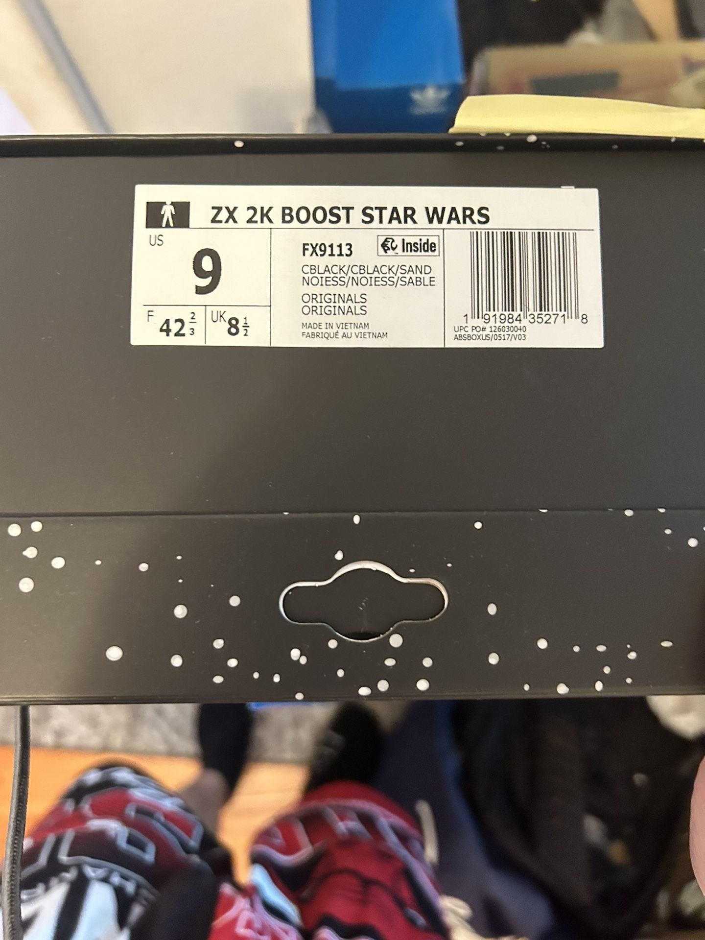 Star Wars x Adidas Originals ZX 2K Boost Shoes Han Solo FX9113 Size 9