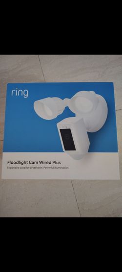NEW Ring Floodlight 2nd GEN Outdoor Smart Security Camera Color Night Vision 2 Way Talk WHITE