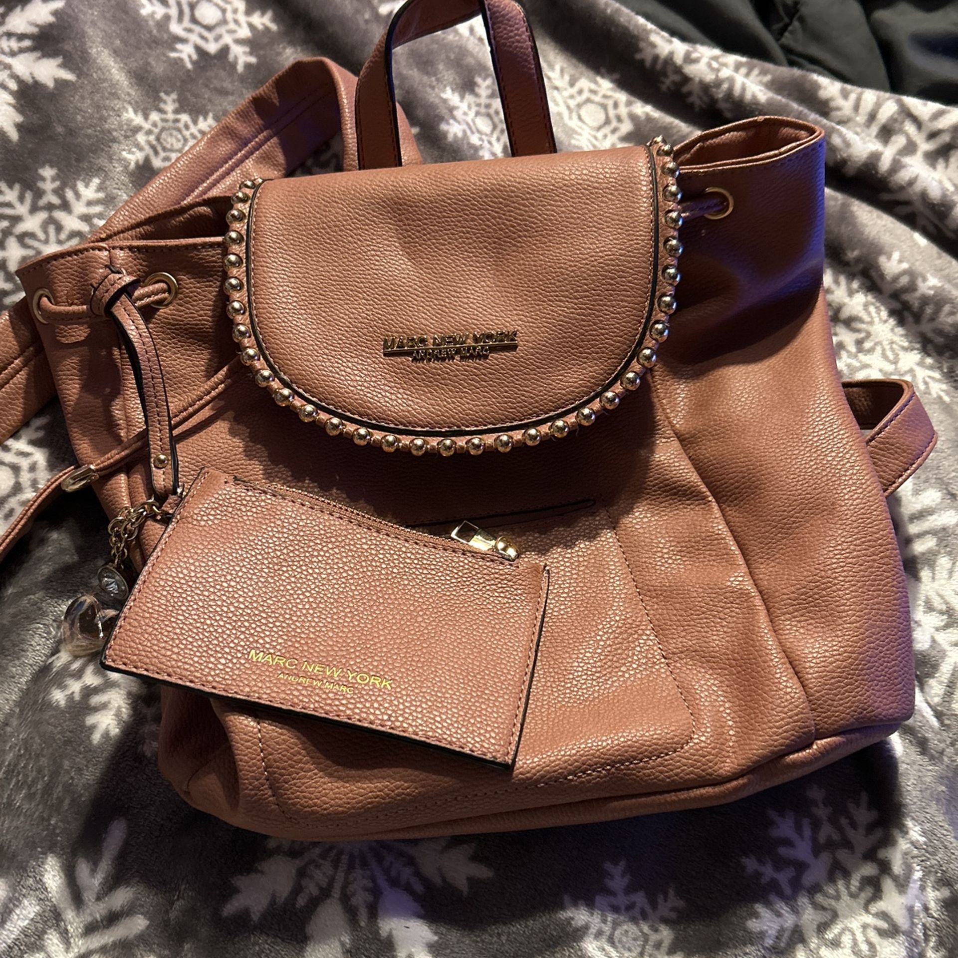 Marc New York Backpack With Matching Coin Purse