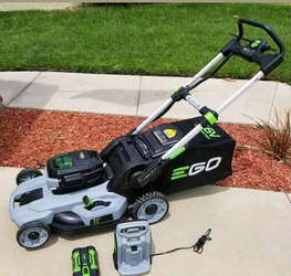 56 Volt Lithium Cordless Battery Push Eco Lawn